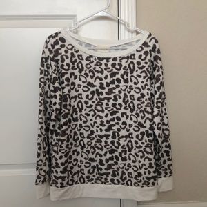 Cheetah print sweater